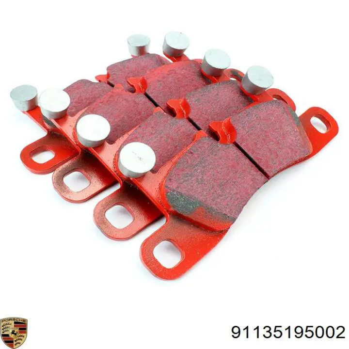 91135195002 Porsche pastillas de freno delanteras