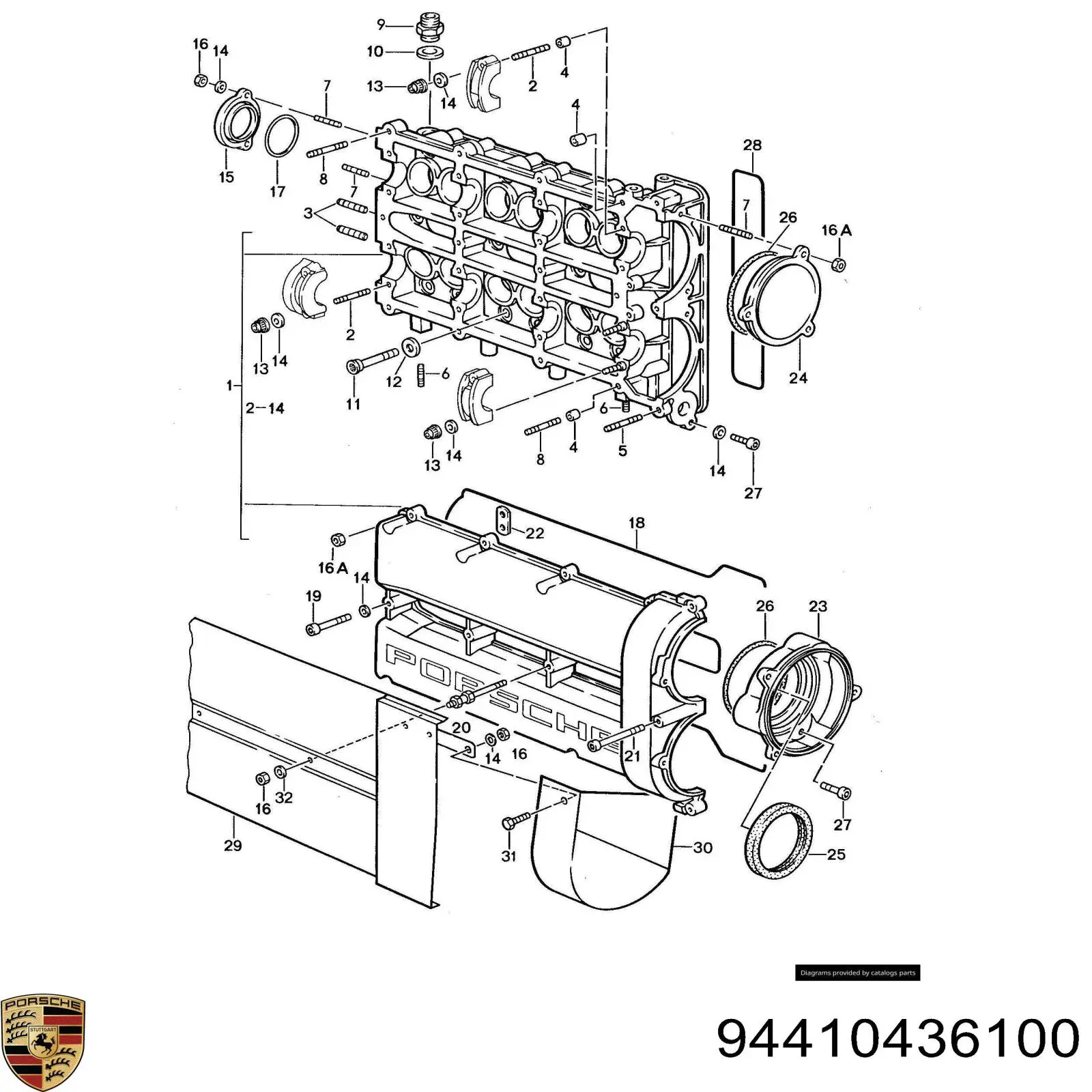  Porsche 94410436100 precio, desde  