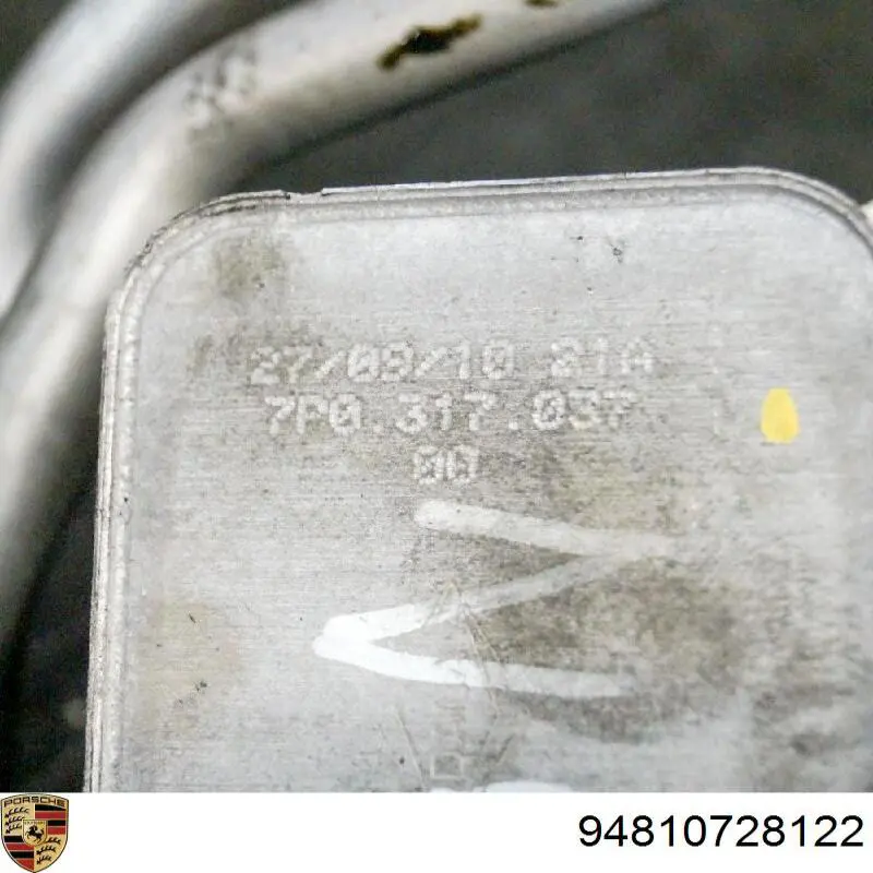 Radiador de aceite debajo del filtro Porsche 94810728122 precio, desde 70,47 EUR