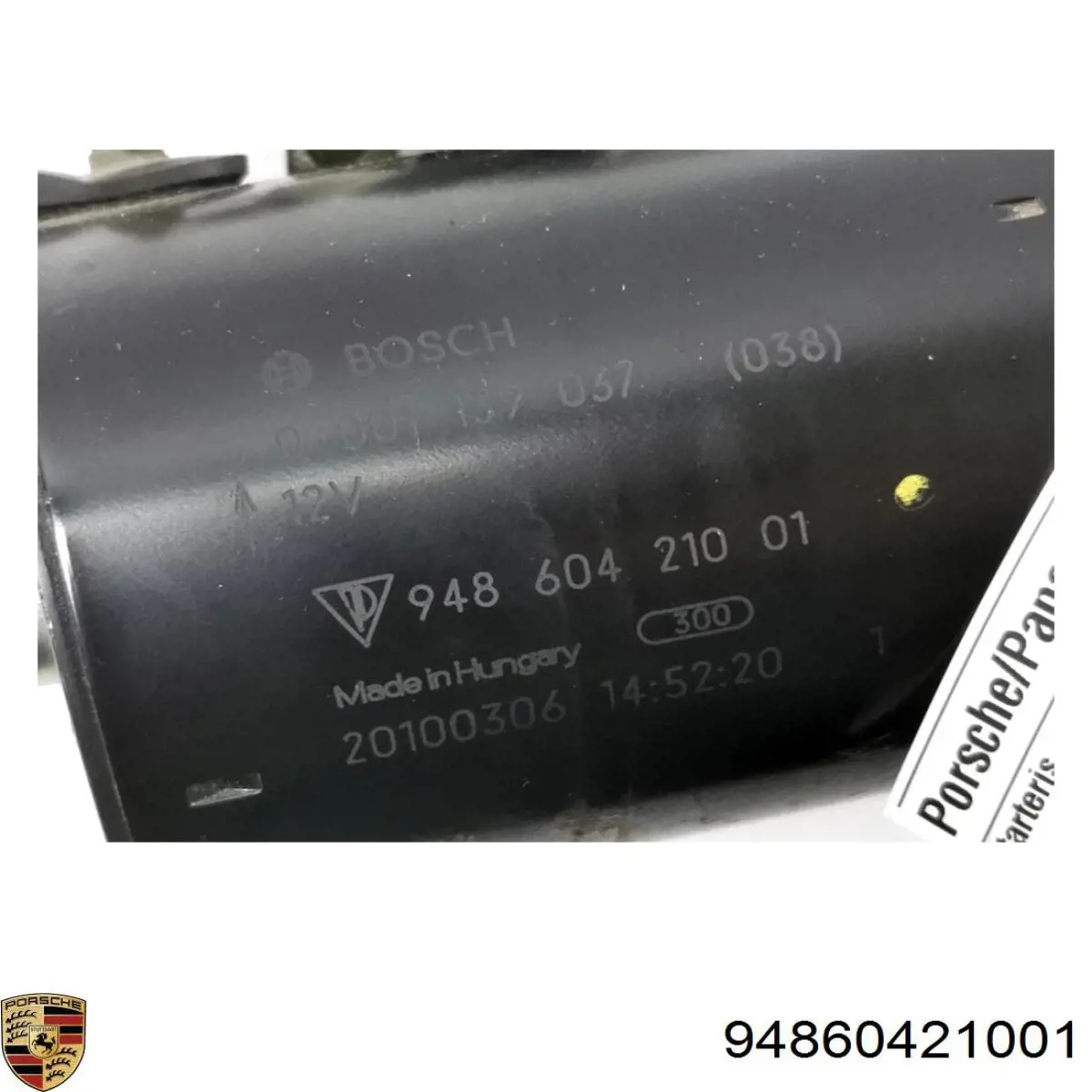 94860421001 Porsche motor de arranque