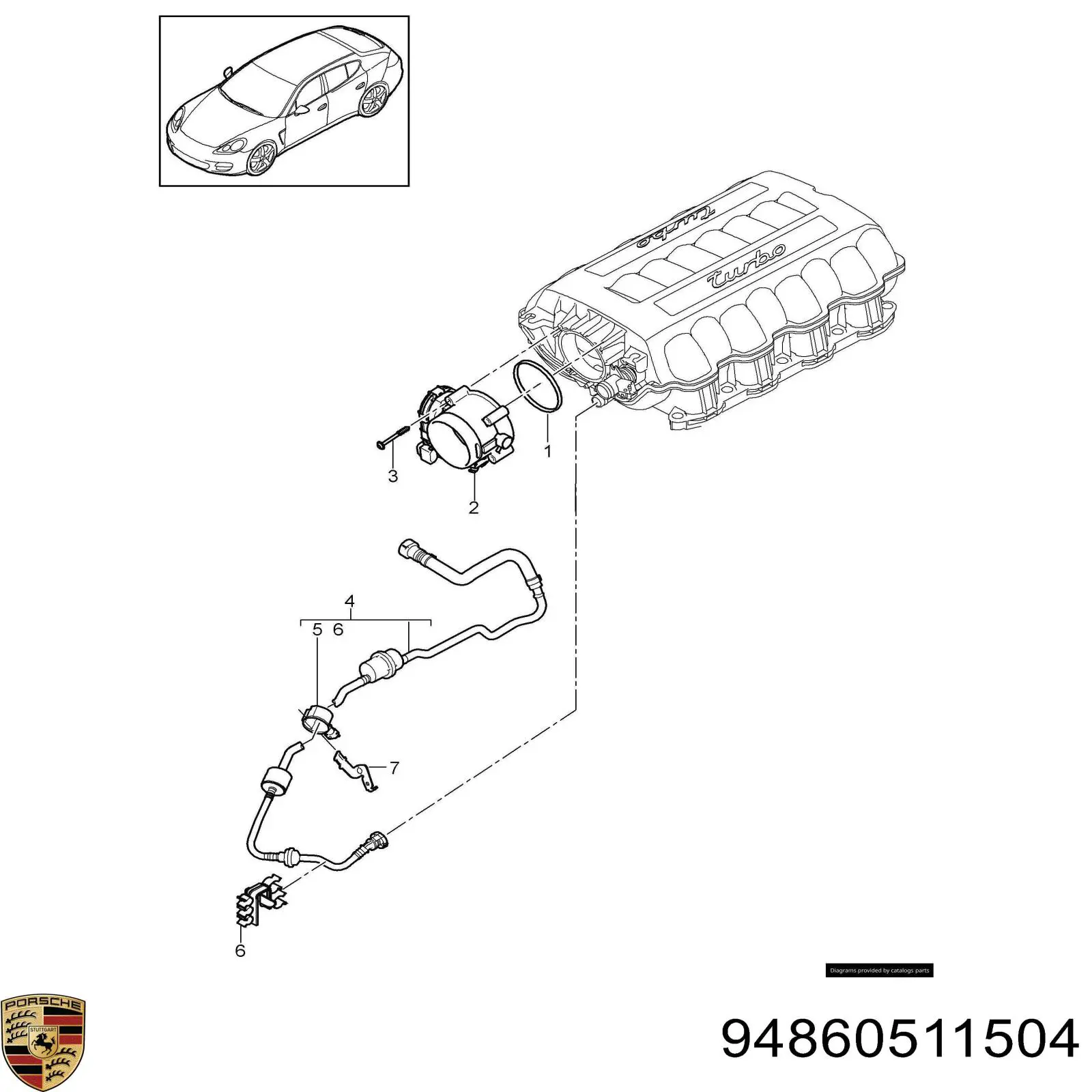 280750114 Bosch cuerpo de mariposa completo