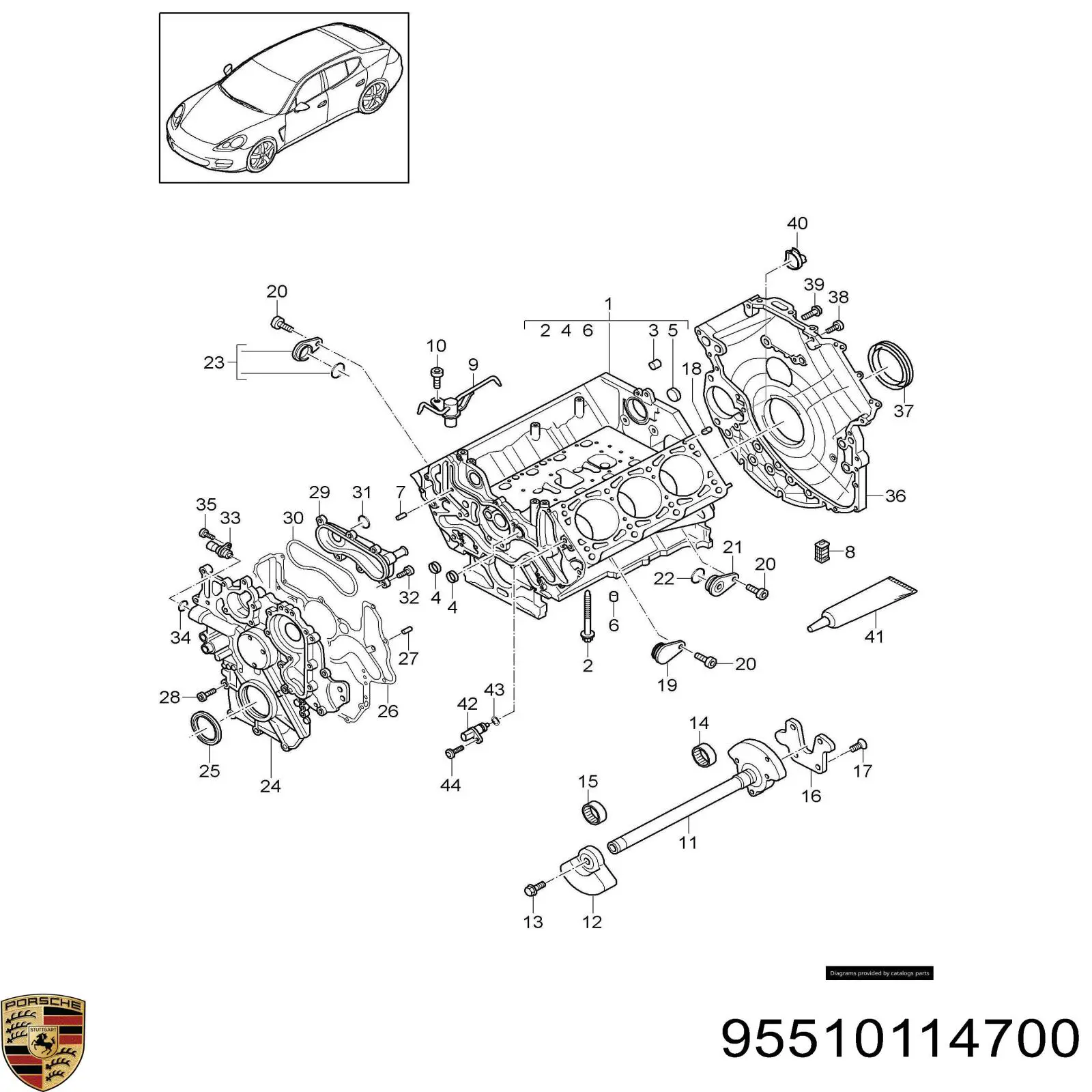 95510114700 Porsche