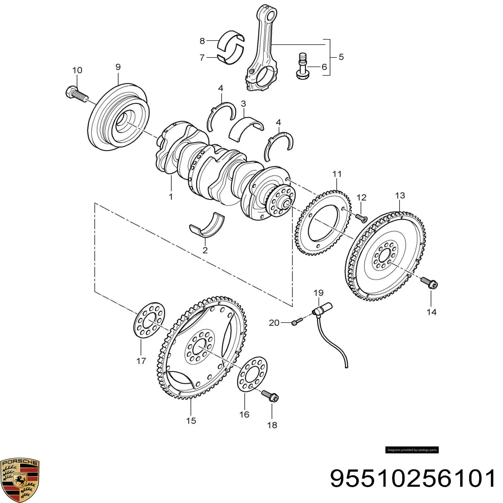 95510256101 Porsche