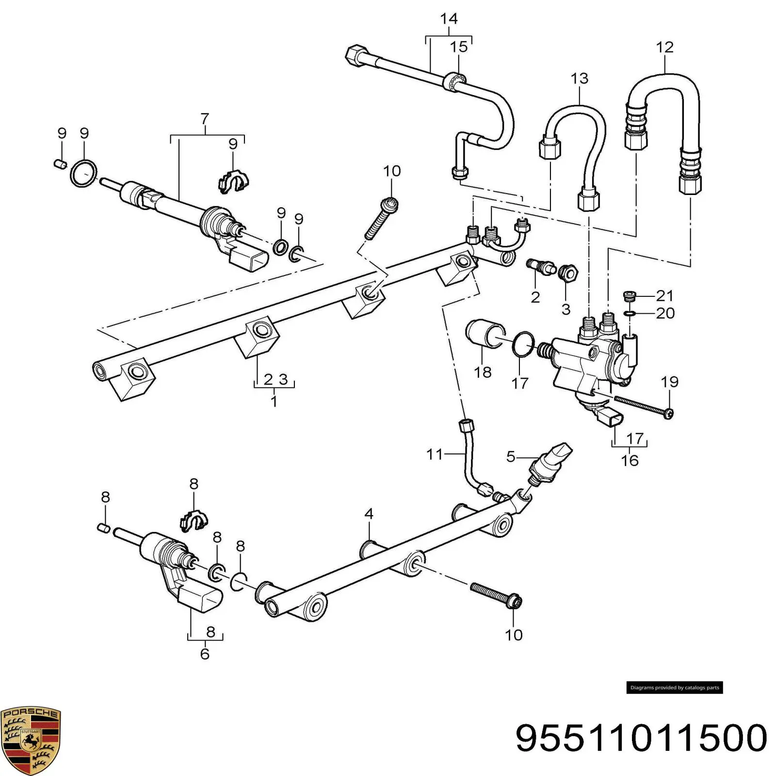 95511011500 Porsche