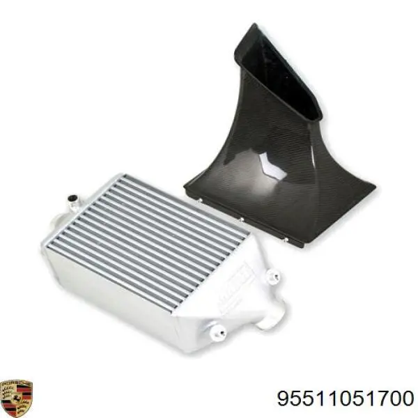 95511051700 Porsche junta tórica para tubo intercooler