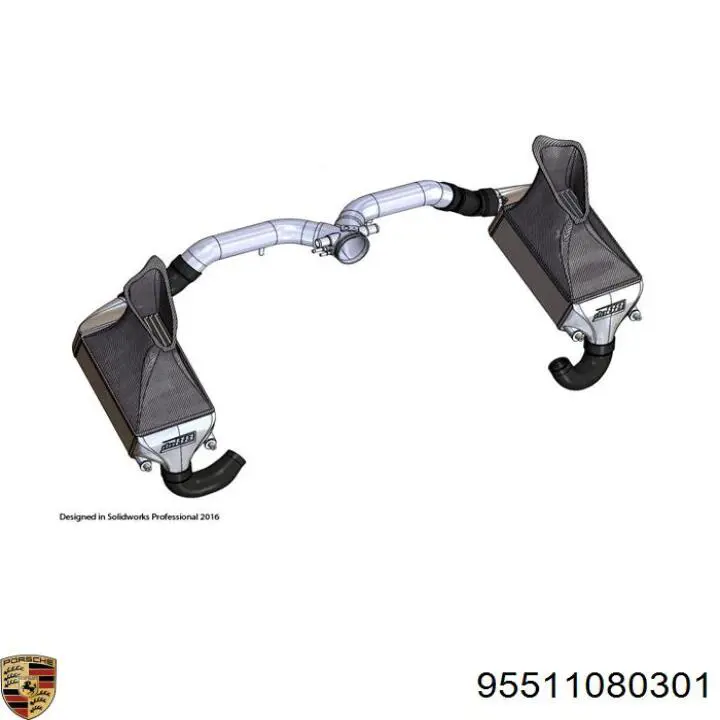 Enfriador de aire de admisión Mahle Original CI77000P