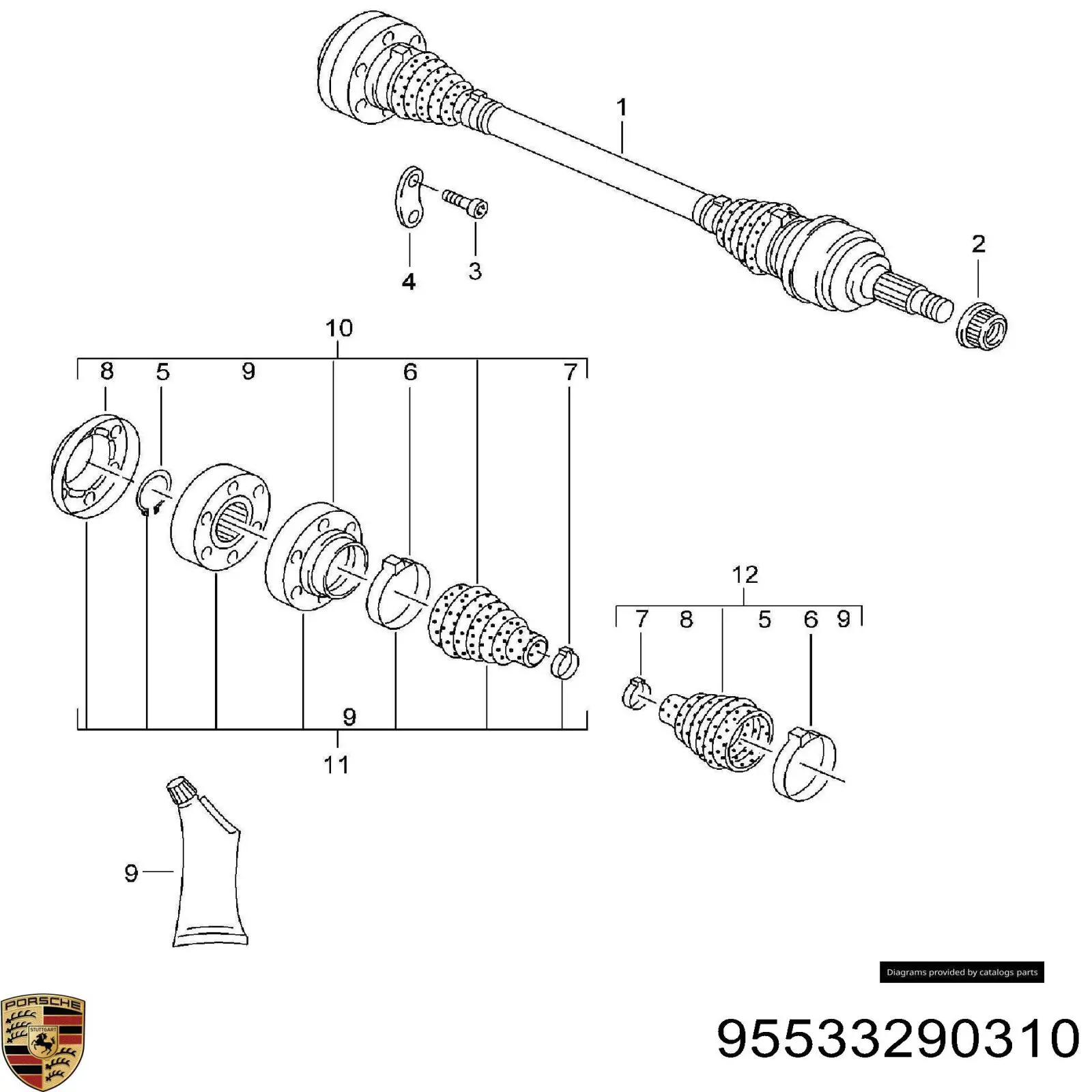 95533290310 Porsche