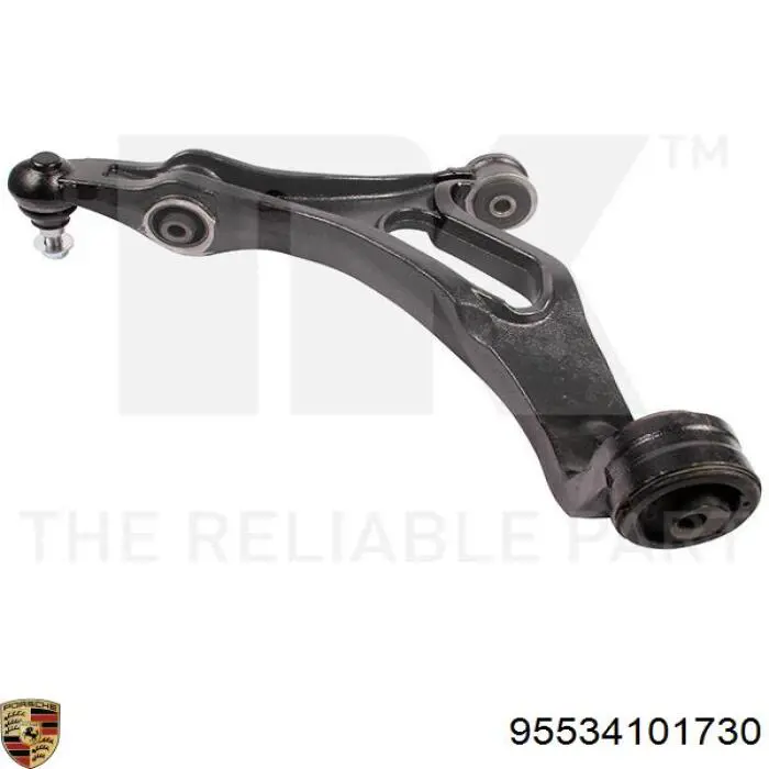 Brazo inferior izquierdo de la suspensión delantera Porsche 95534101730 precio, desde 79,86 EUR