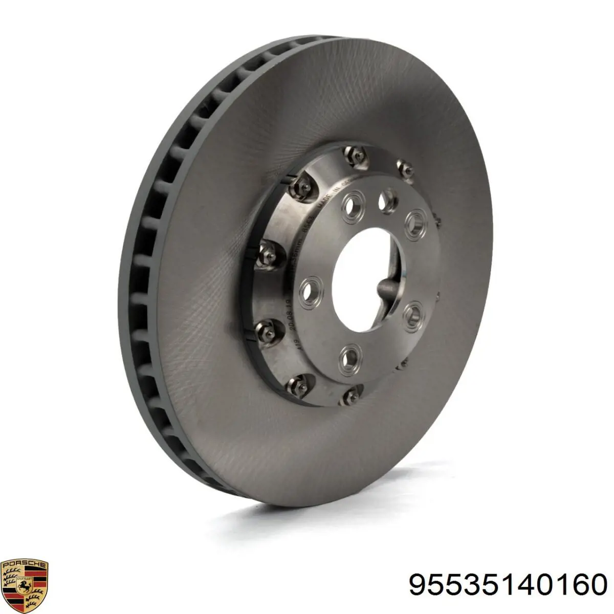 Disco de freno 95535140160 Porsche