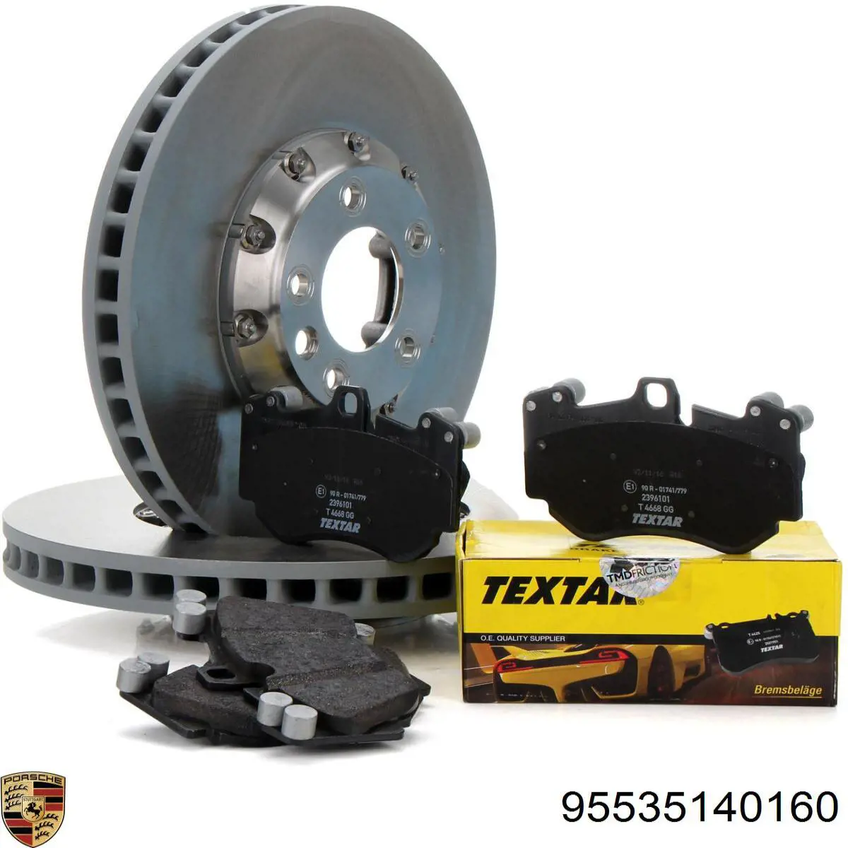 Comprar 95535140160 Porsche Freno de disco delantero