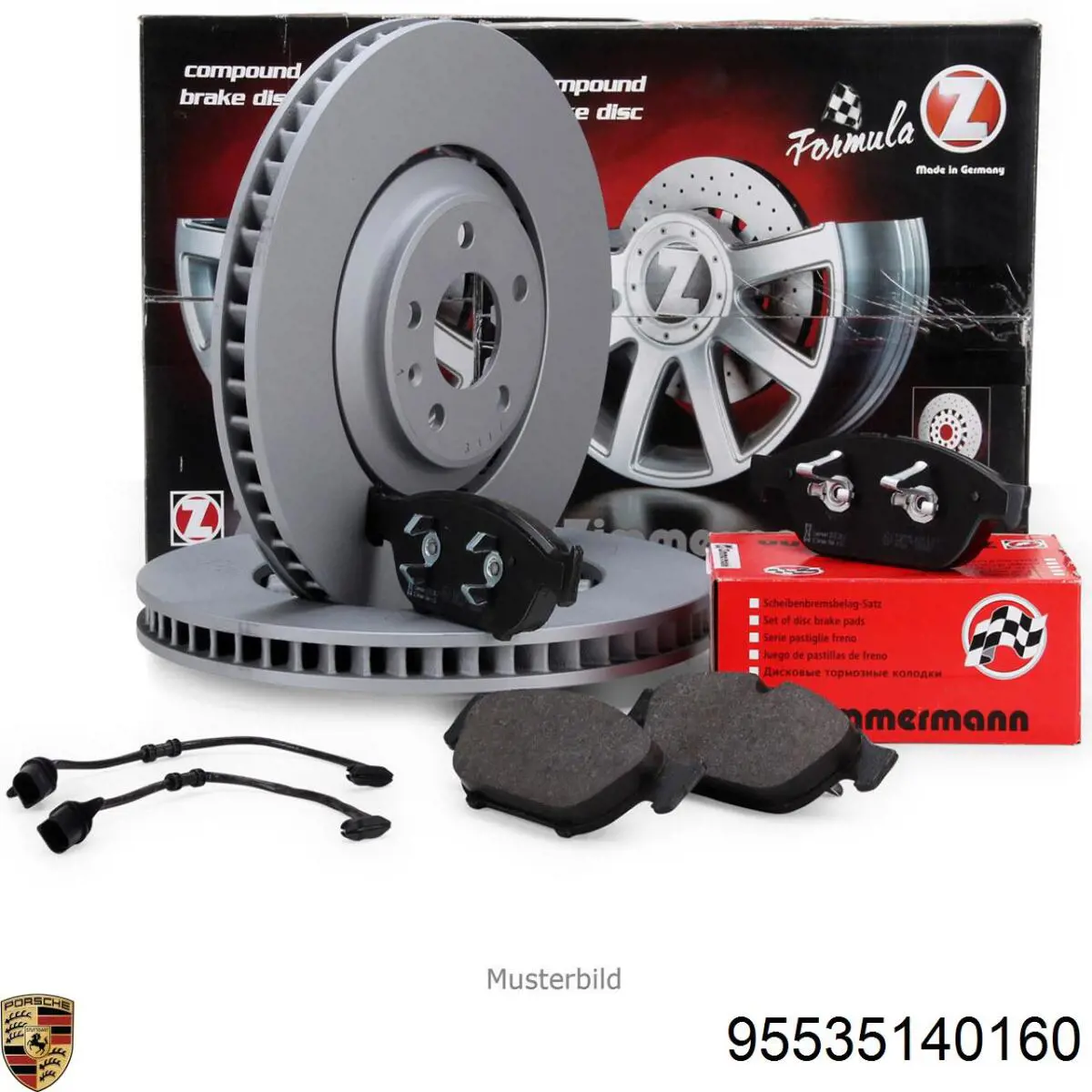 95535140160 Porsche Discos