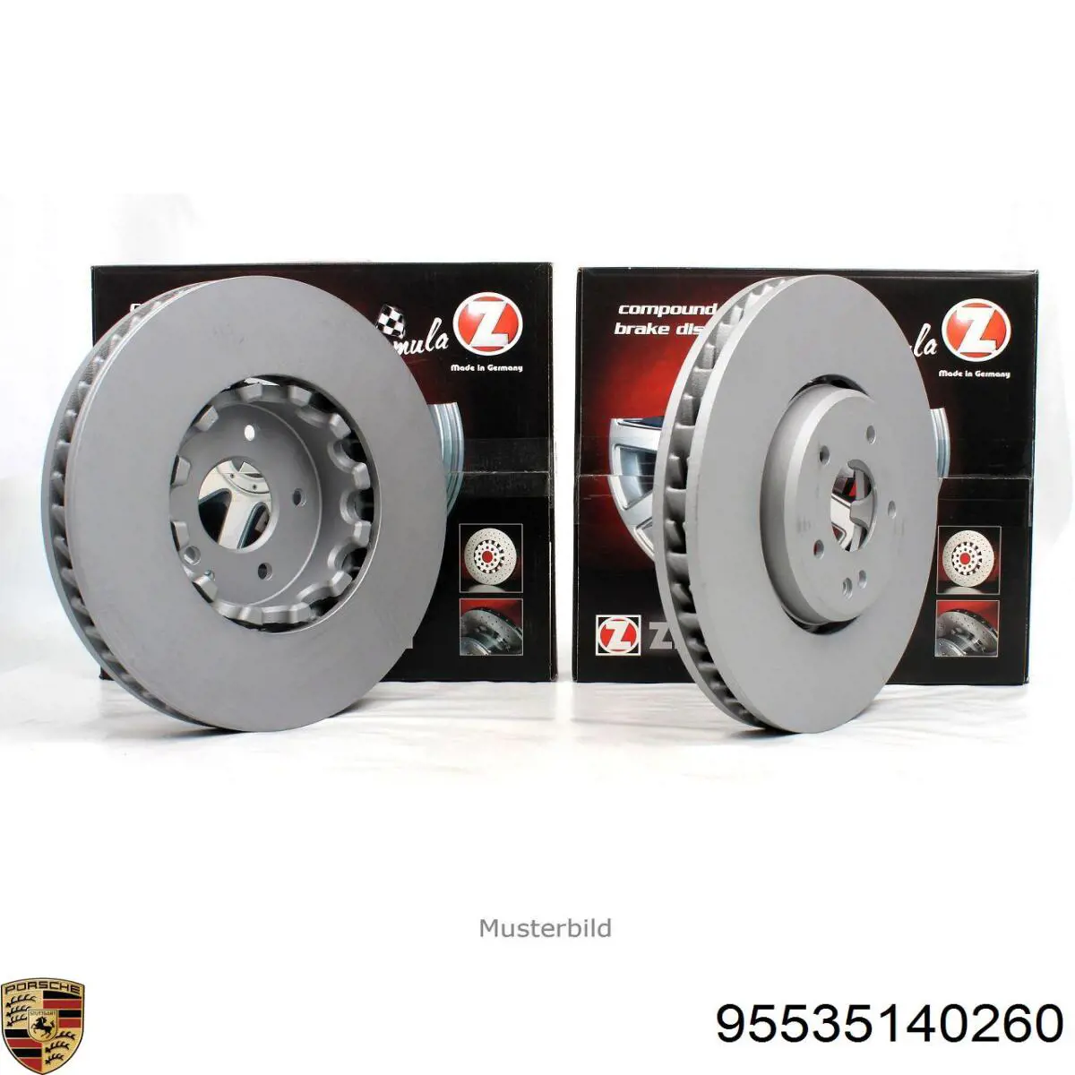 95535140260 Porsche Discos