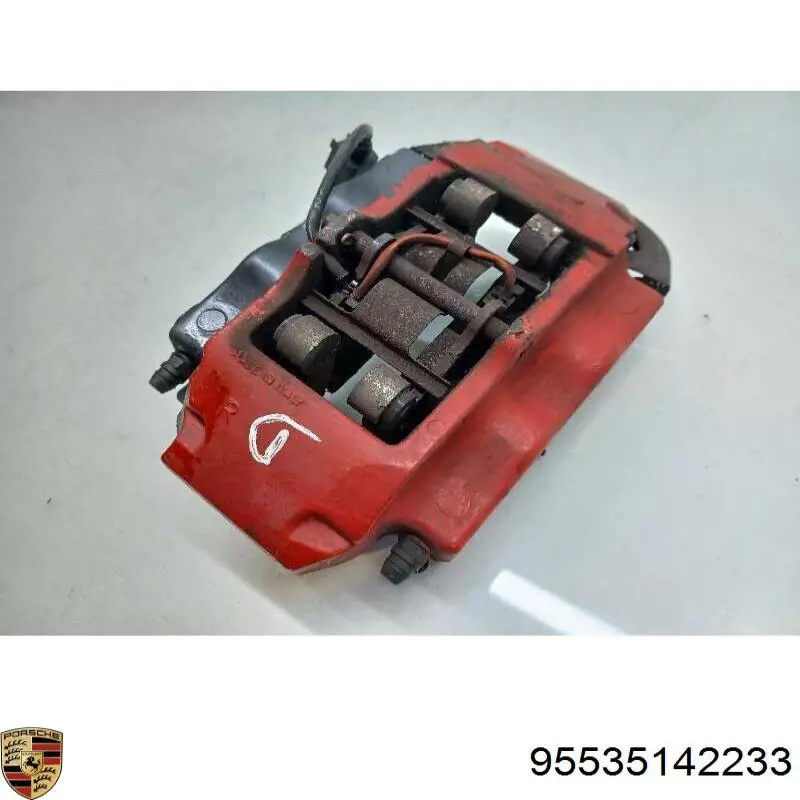 Pinza de freno delantera derecha 7L6615124T VAG