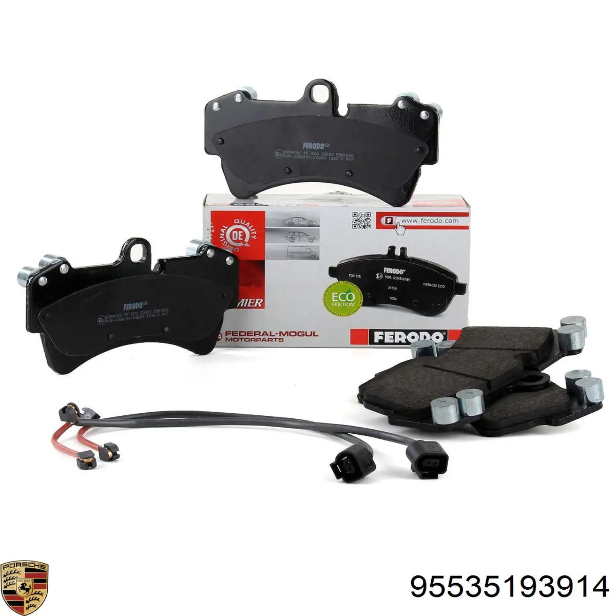 Pastillas freno delanteras Porsche 95535193914 precio, desde 56,30 EUR