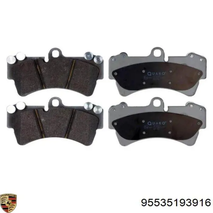 Comprar 95535193916 Porsche Pastillas delanteras de freno