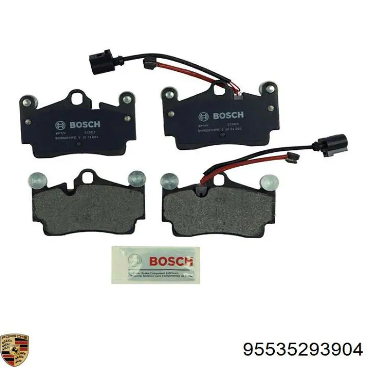 Comprar 95535293904 Porsche Pastillas de freno traseras