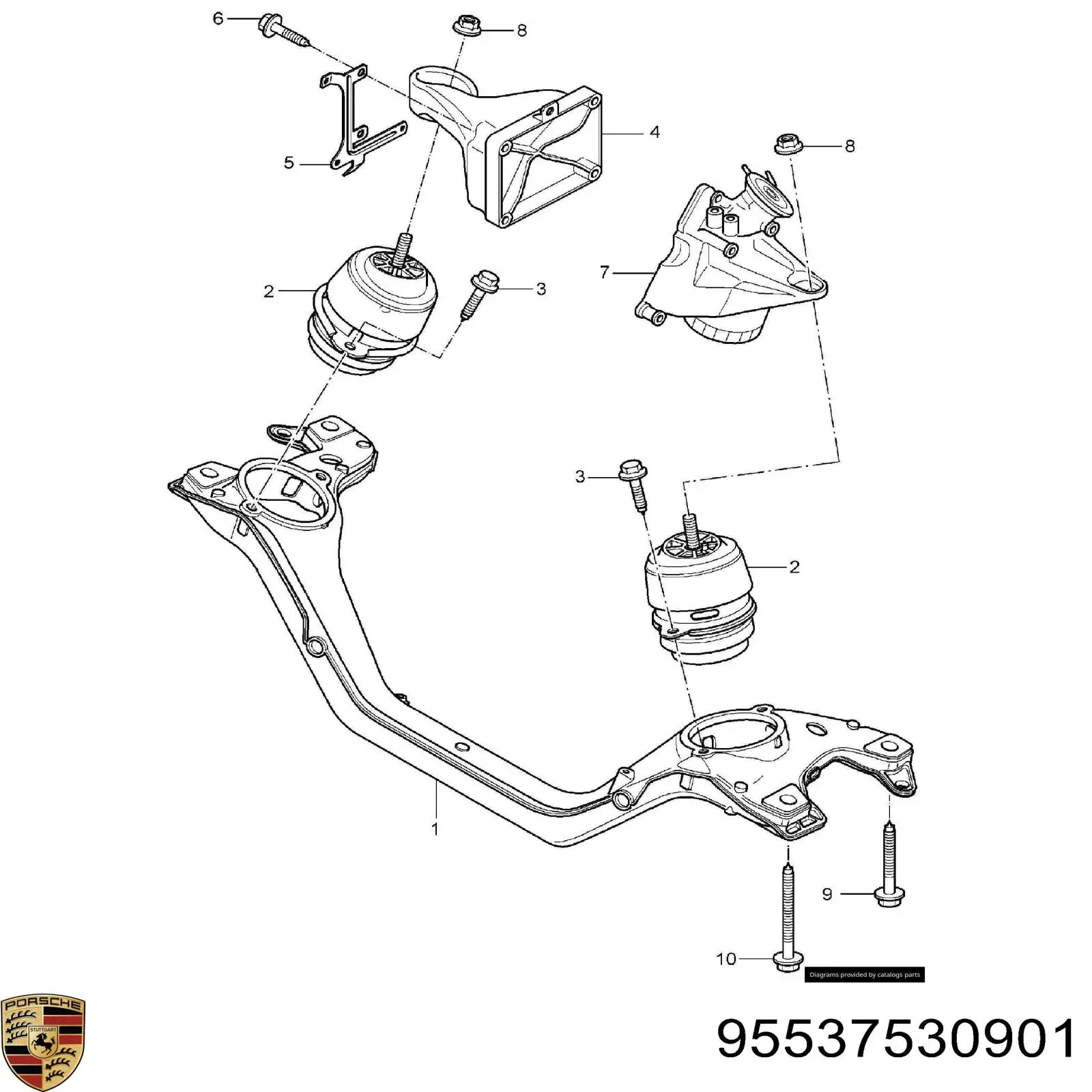 95537530901 Porsche