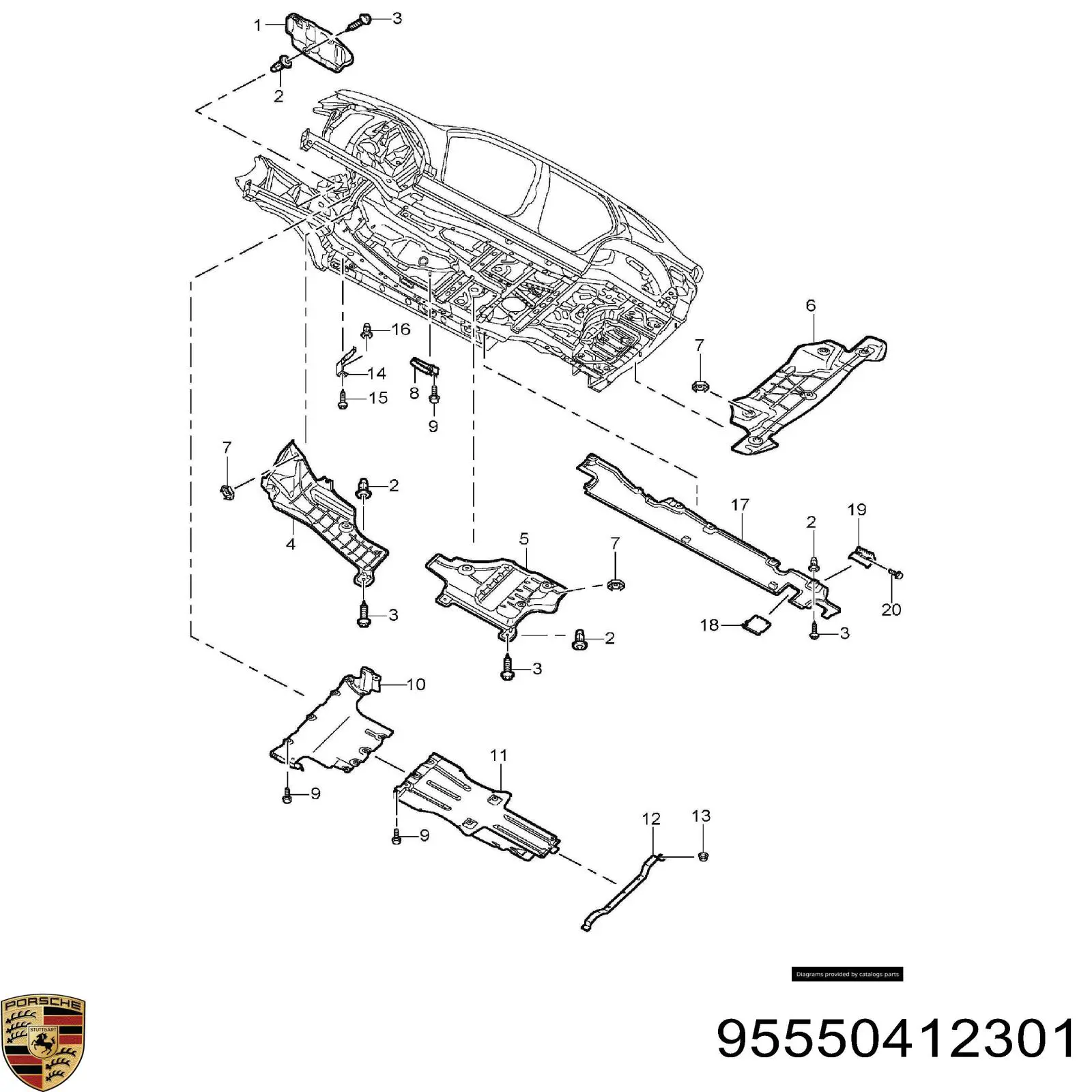 95550412301 Porsche