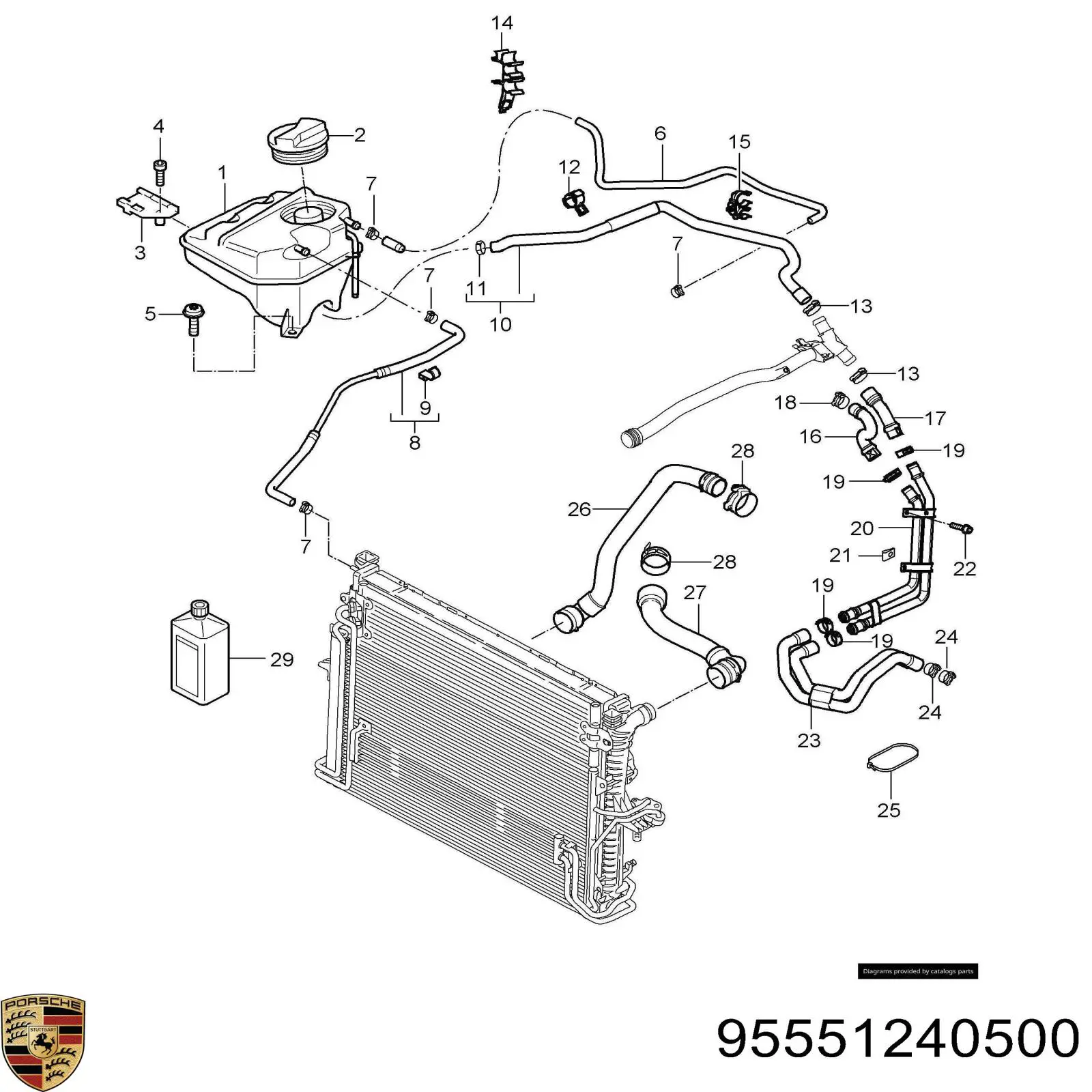 95551240500 Porsche