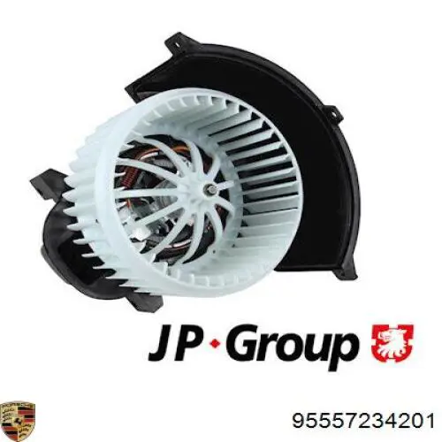 95557234201 Porsche motor eléctrico, ventilador habitáculo