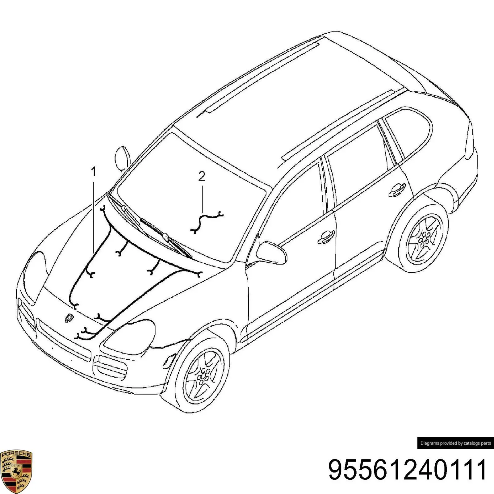 95561240111 Porsche