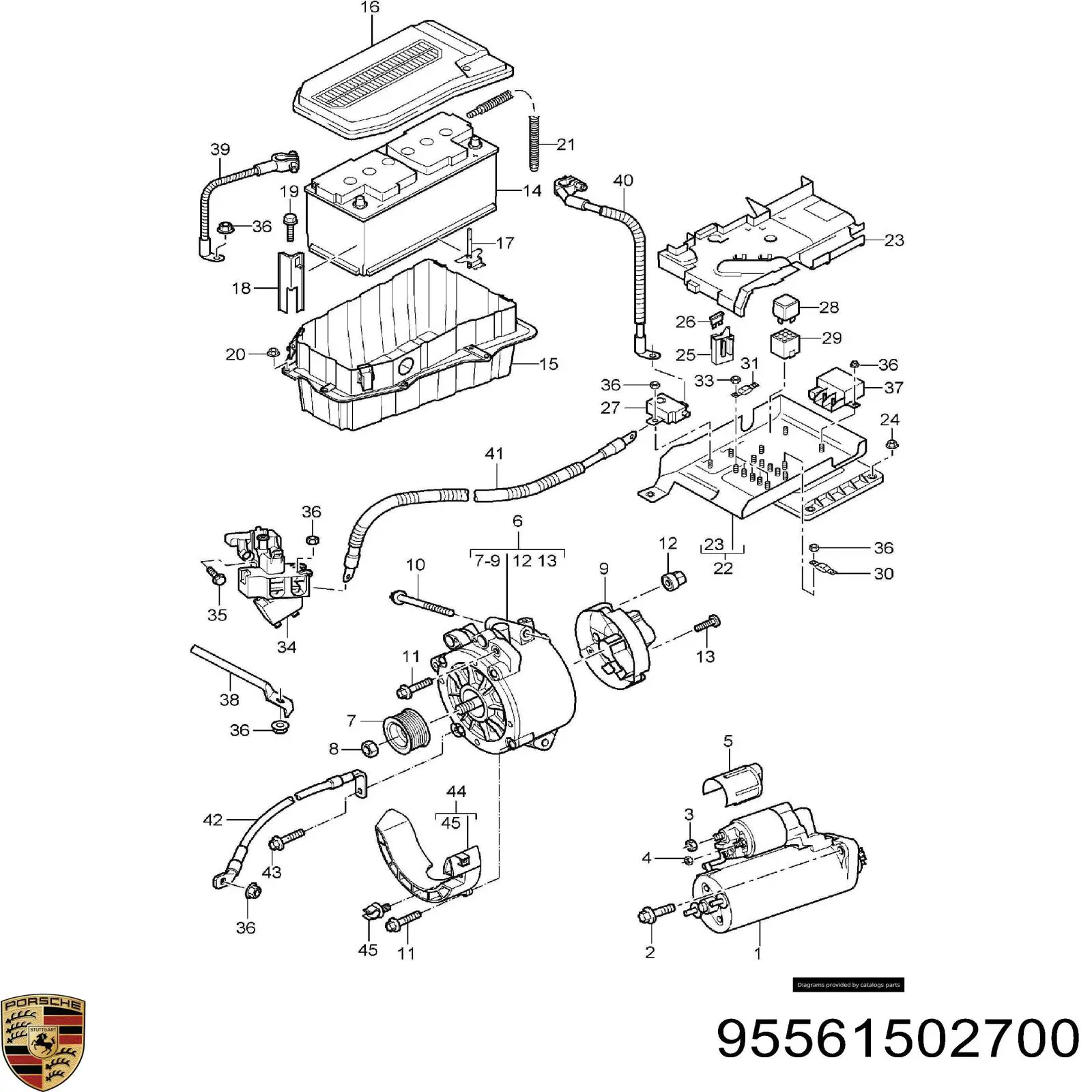 95561502700 Porsche