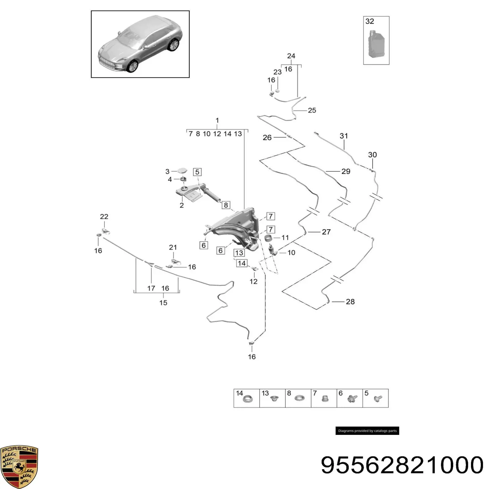  Porsche 95562821000 precio, desde  