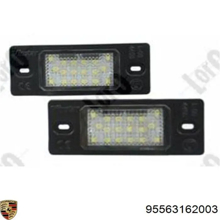 Lampara de matricula Porsche 95563162003 precio, desde 27,36 EUR