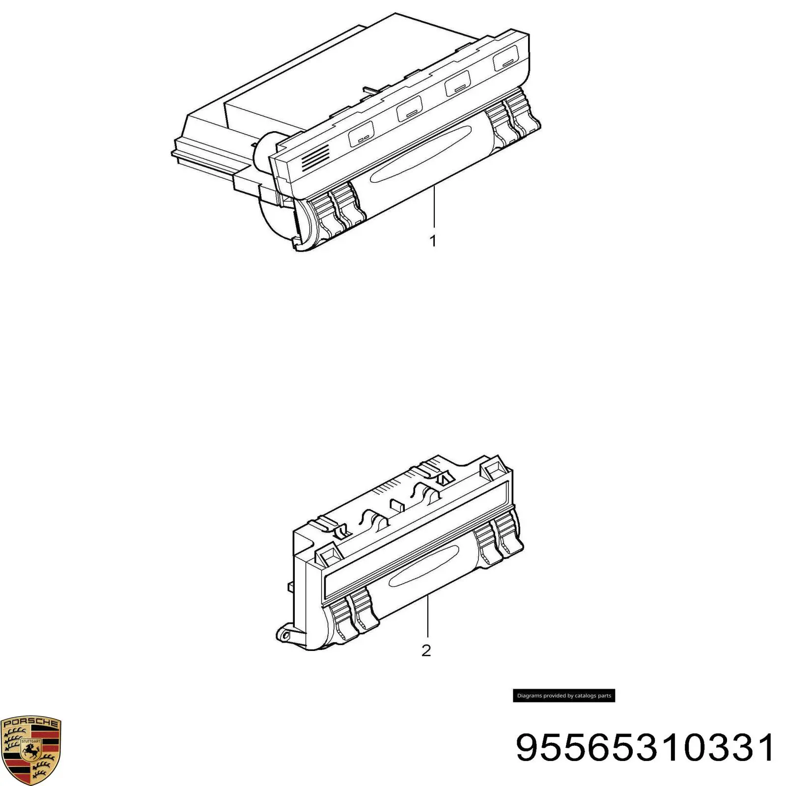 Módulo de modos de calefacción/aire acondicionado Porsche Cayenne SUV (955) (2002 - 2010) precio, desde 1057,11 EUR