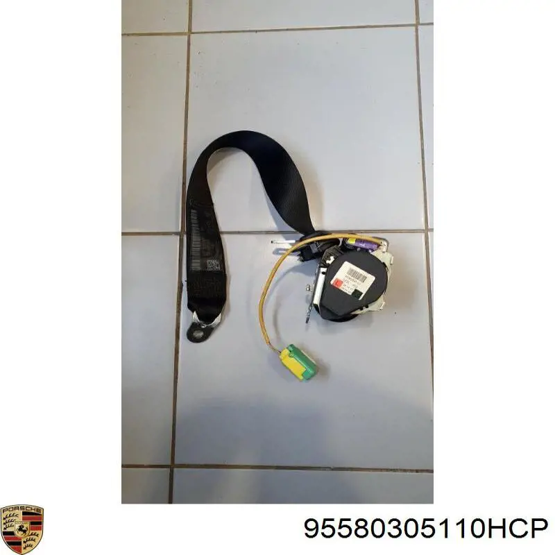 95580305110HCP Porsche cinturón de seguridad delantero izquierda