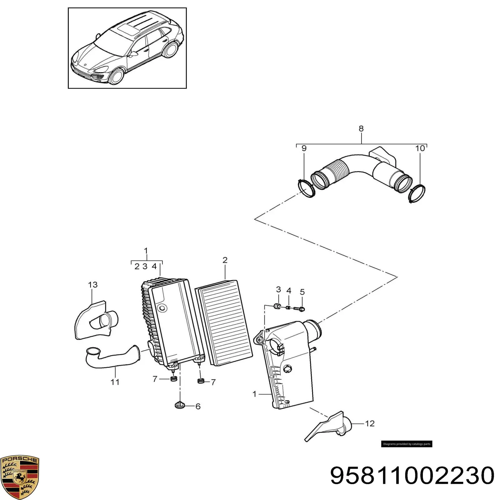 95811002230 Porsche