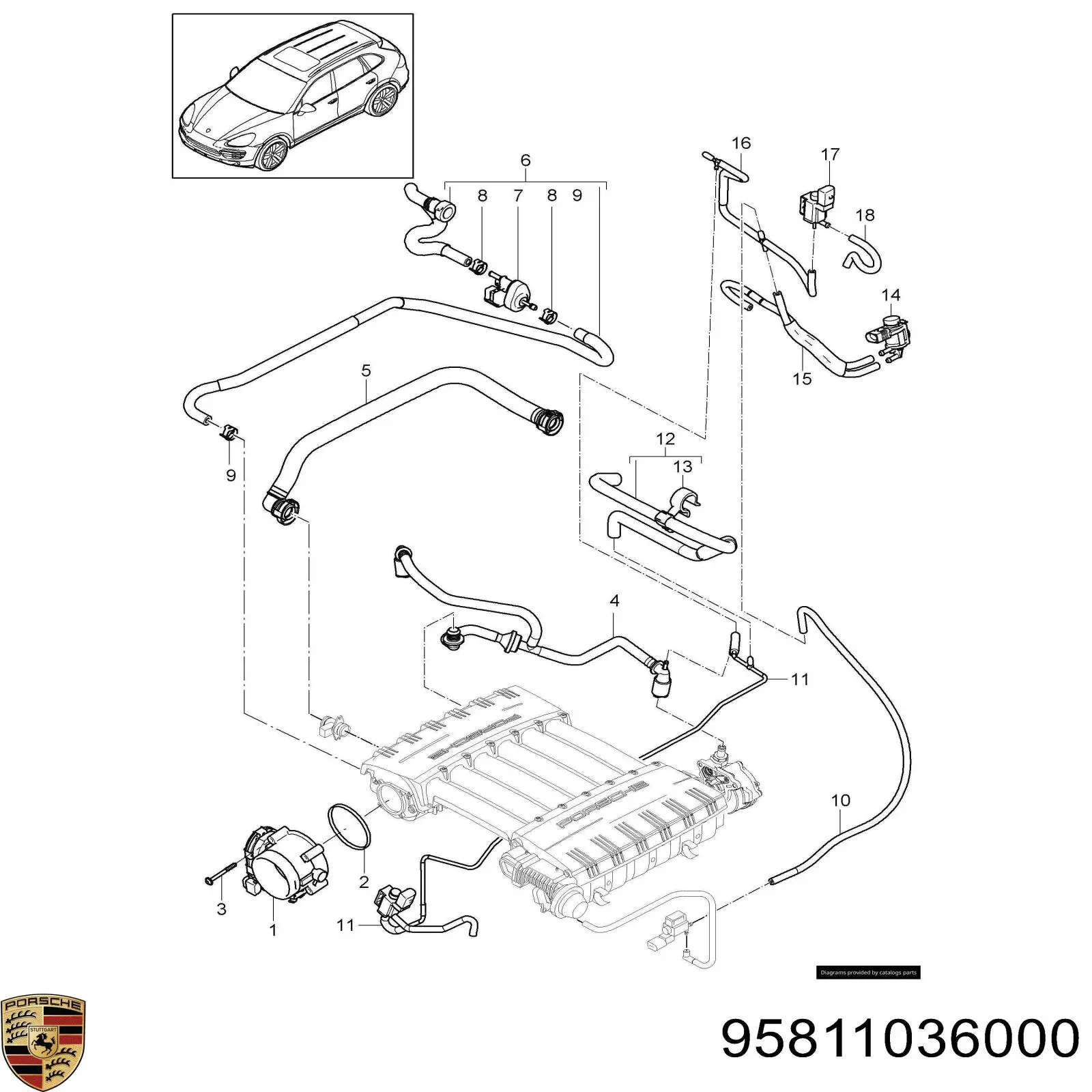 95811036000 Porsche