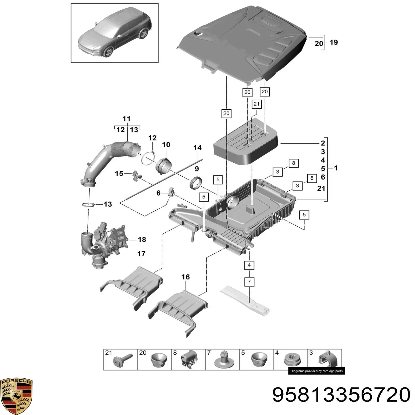 95813356720 Porsche