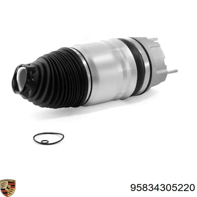 95834305220 Porsche muelle neumático, suspensión, eje delantero