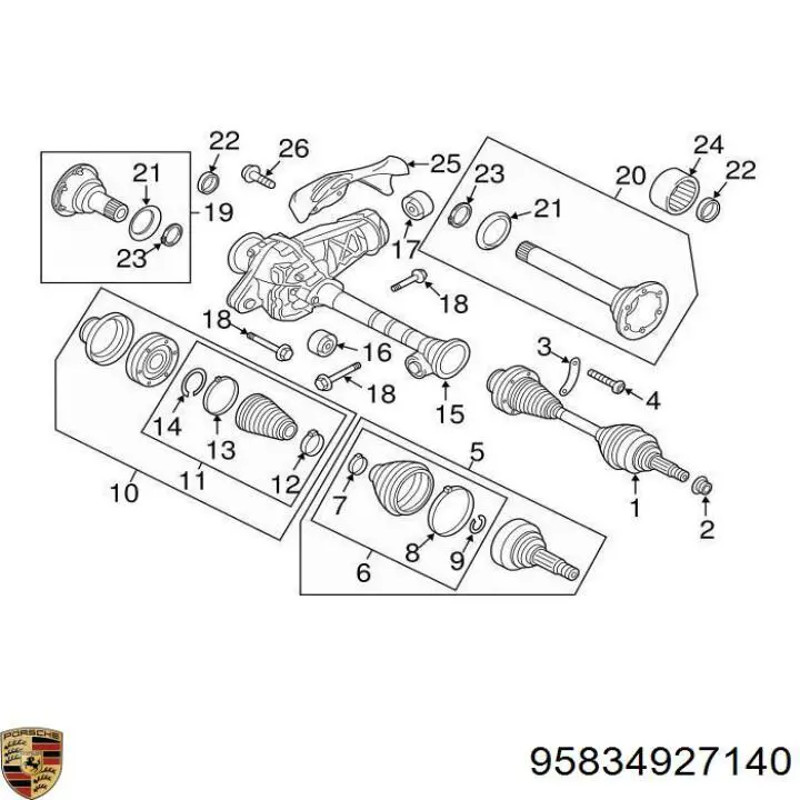 95834927140 Porsche 