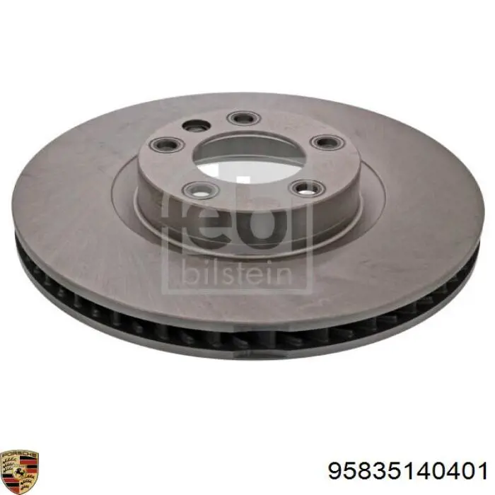 Comprar 95835140401 Porsche Freno de disco delantero