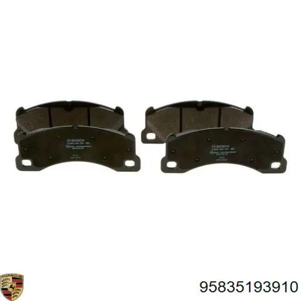 Comprar 95835193910 Porsche Pastillas delanteras de freno