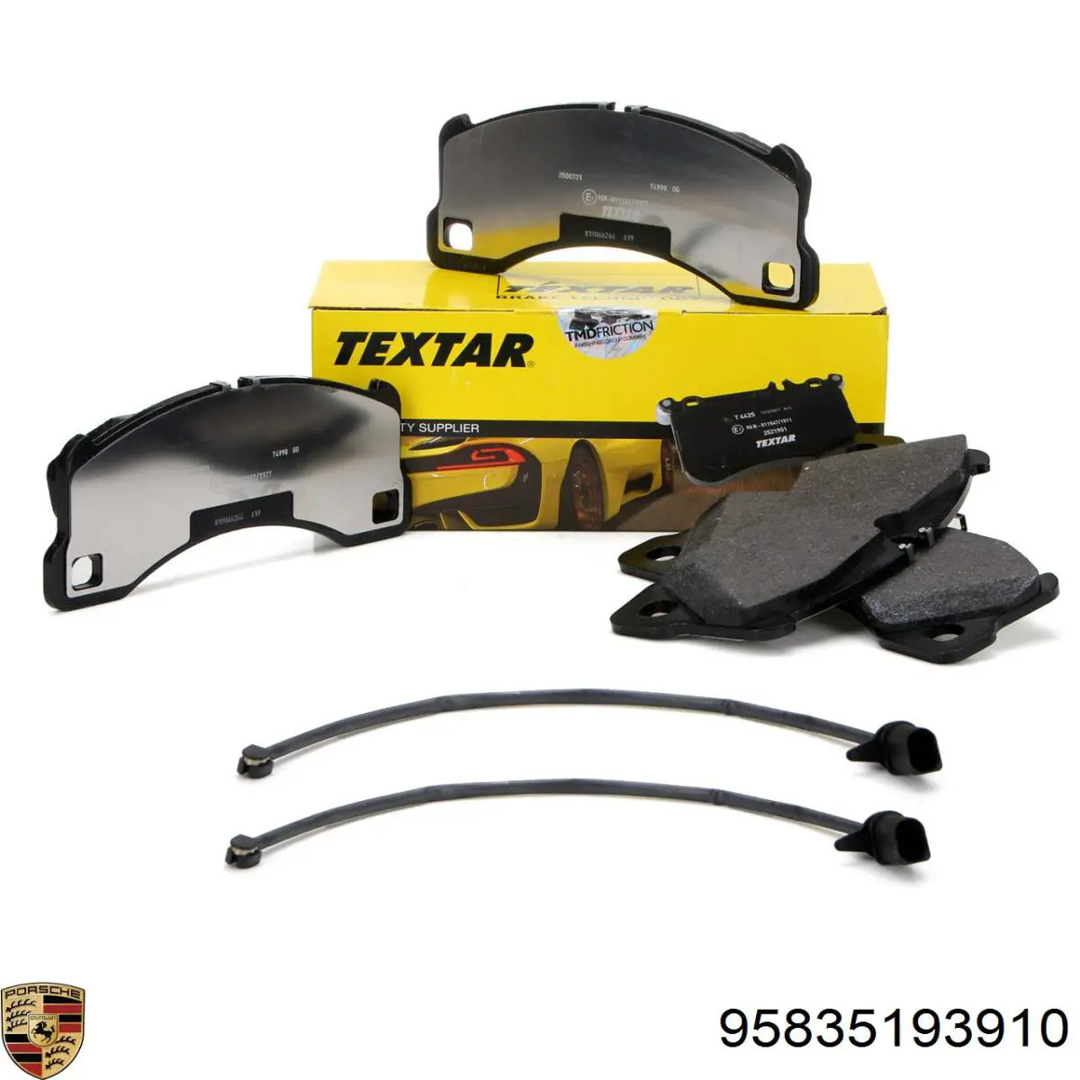 Pastillas de freno delanteras Porsche 95835193910