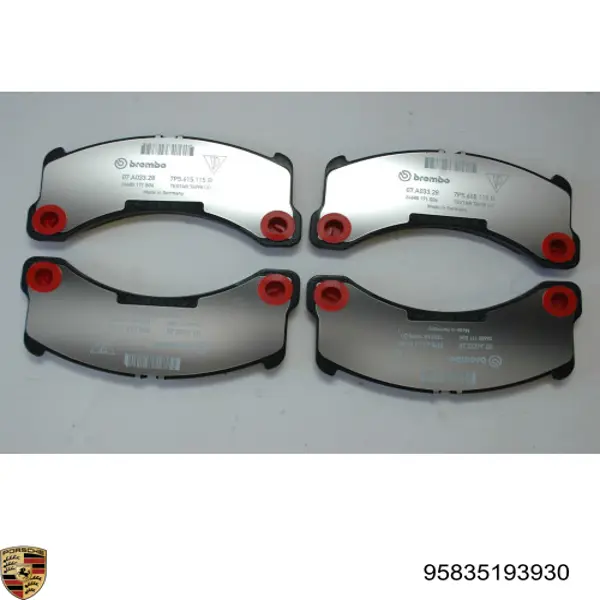 Comprar 95835193930 Porsche Pastillas delanteras de freno