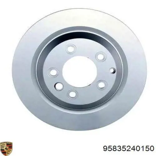 Disco de freno trasero Porsche 95835240150 precio, desde 102,72 EUR