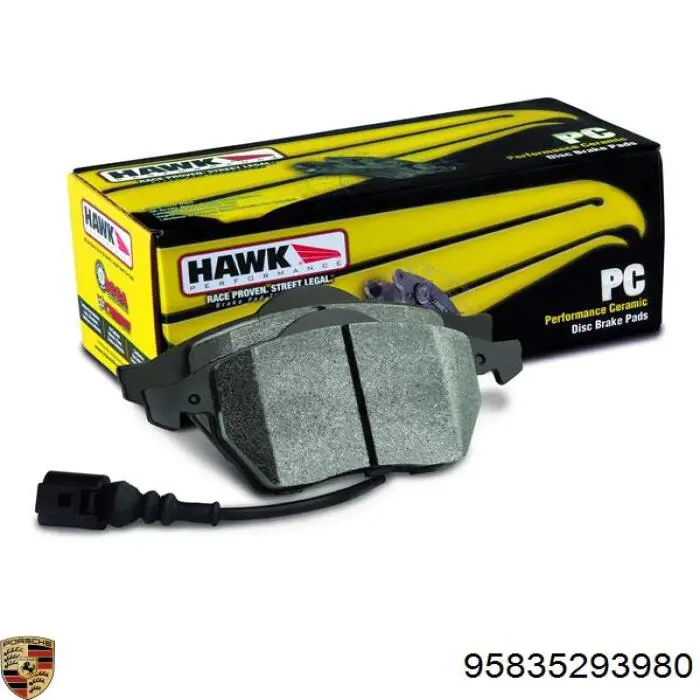 Pastillas traseras de freno Porsche 95835293980 precio, desde 60,89 EUR
