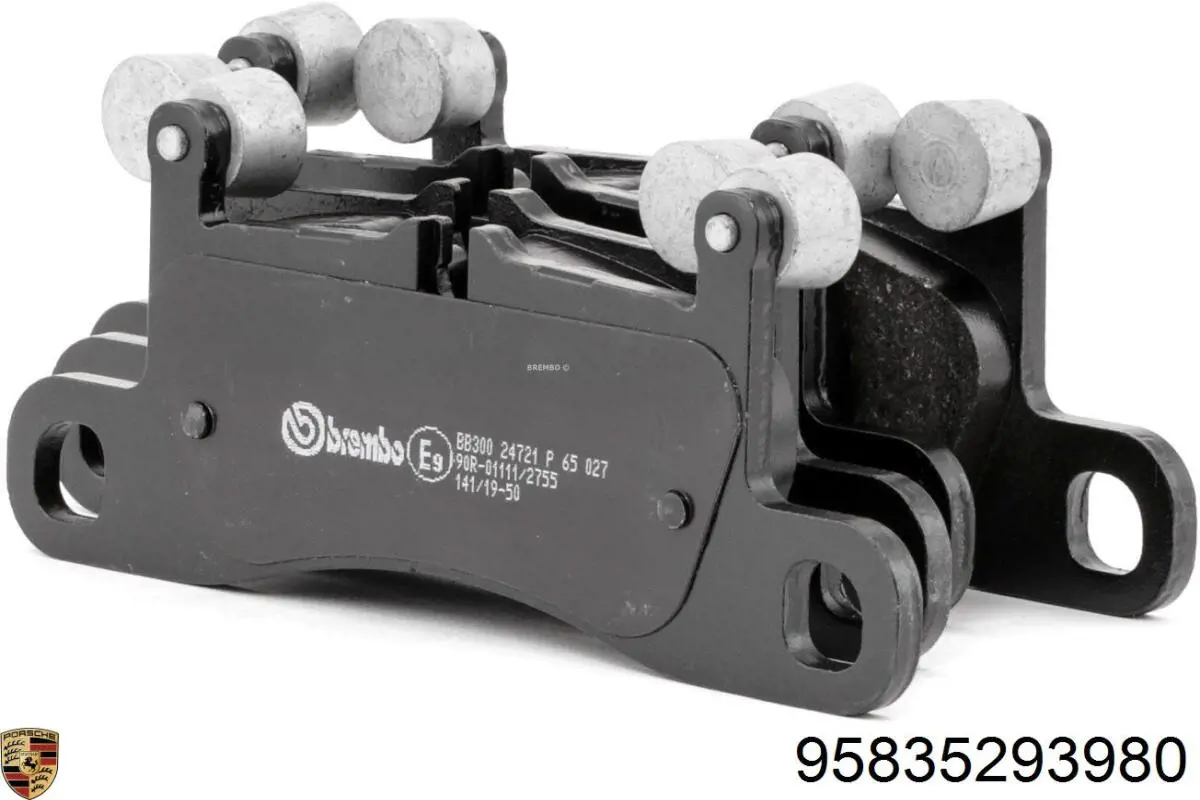 95835293980 Porsche Pastillas freno traseras