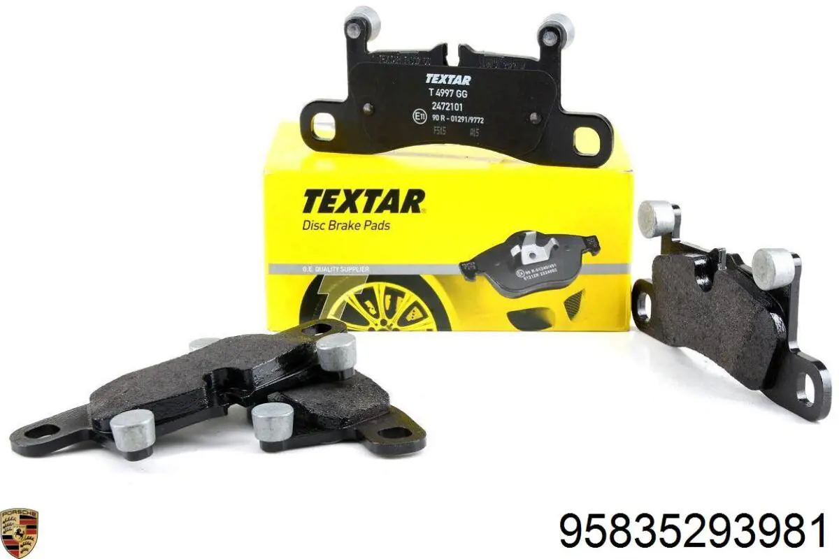 Pastillas traseras de freno Porsche 95835293981 precio, desde 60,89 EUR