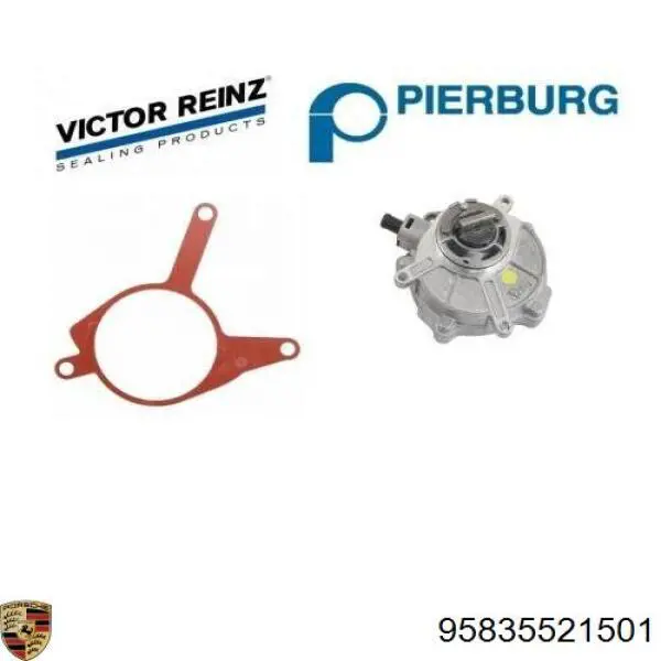 Bomba de vacío del sistema de frenado VAG 95835521501 precio, desde 207,10 EUR