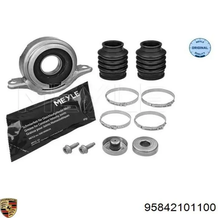 95842101100 Porsche árbol cardán trasero completo