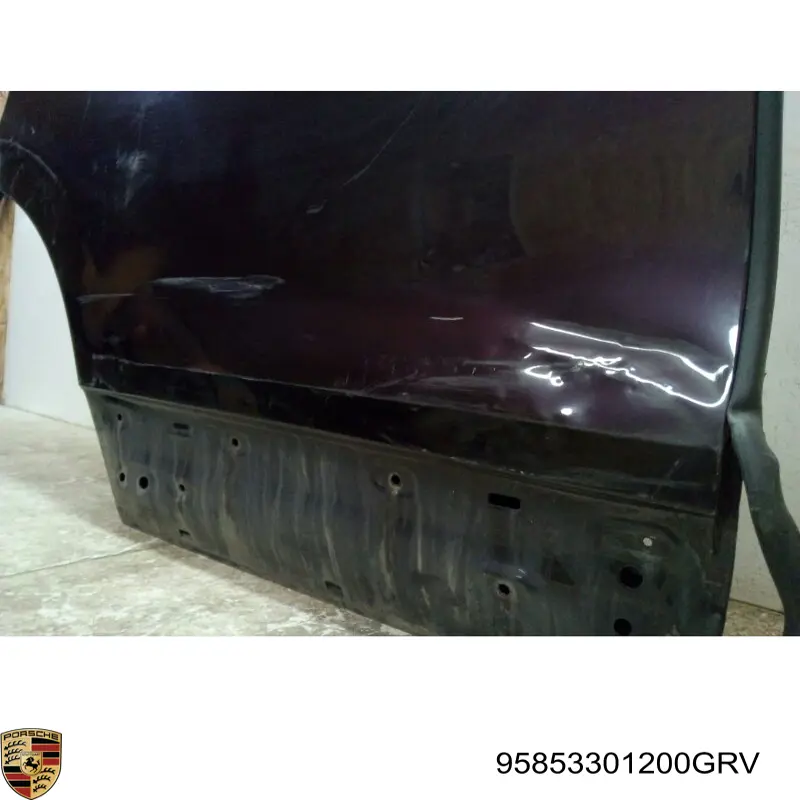 Puerta trasera derecha 95853301200GRV Porsche