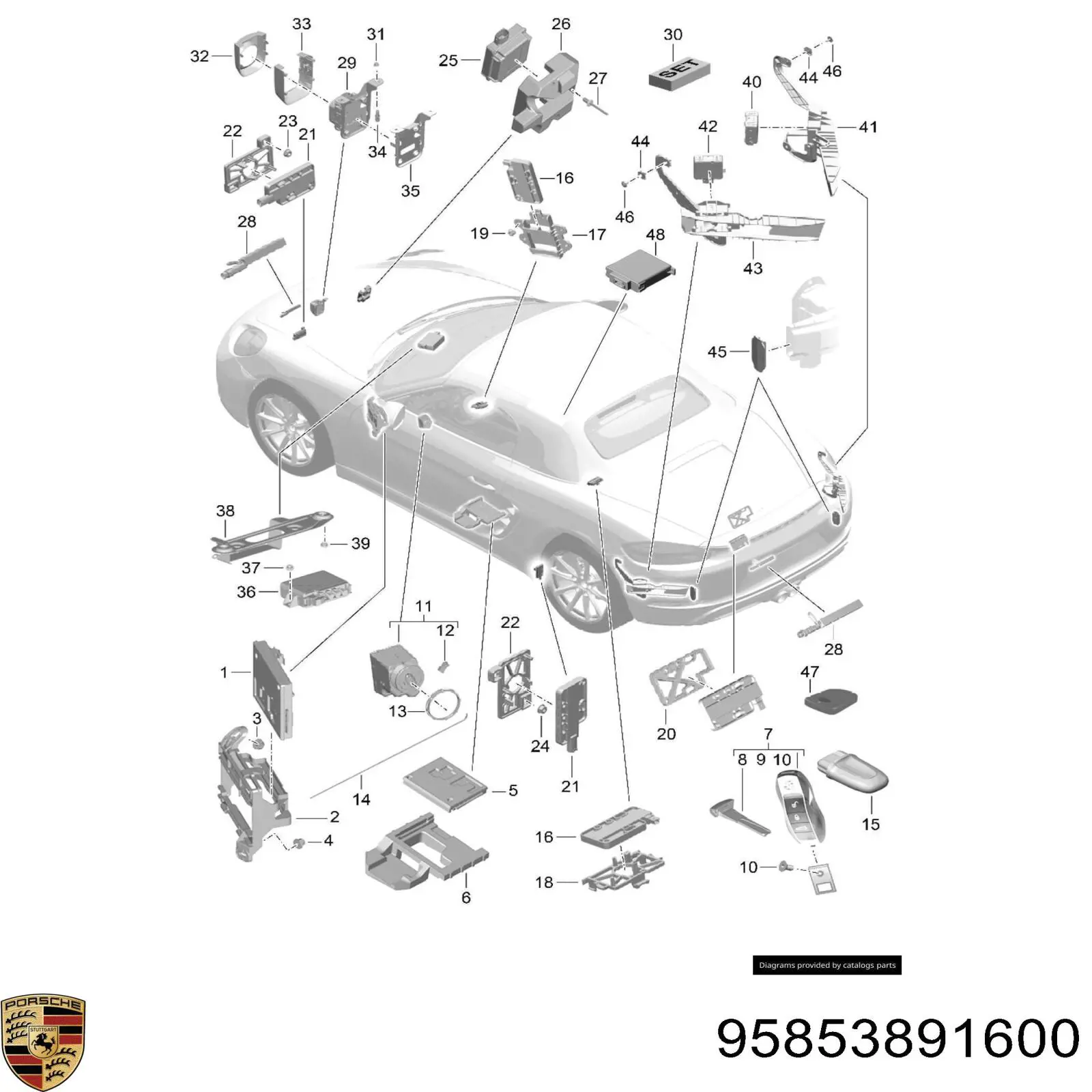  Porsche 95853891600 precio, desde  