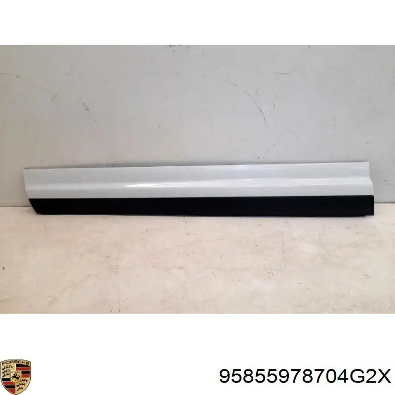 95855978704G2X VAG Moldura inferior de puerta delantera izquierda