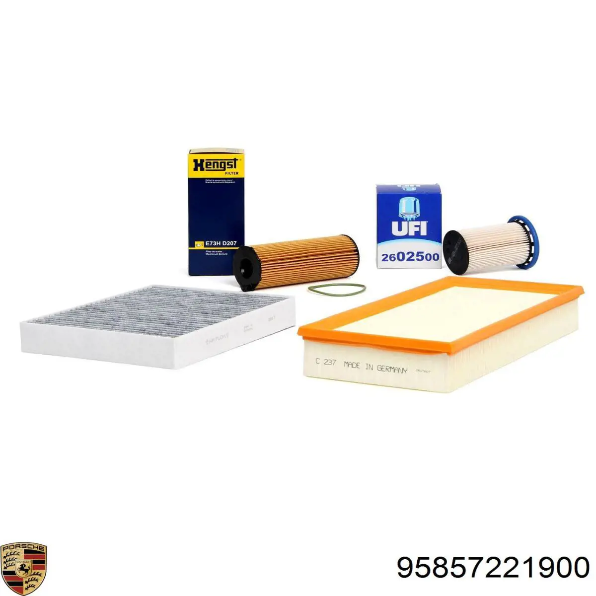 Filtro de cabina Porsche 95857221900 precio, desde 15,05 EUR