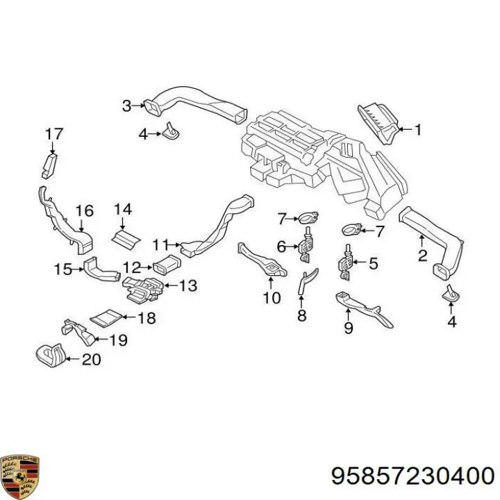  Porsche 95857230400 precio, desde  EUR